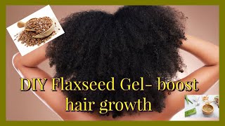 Only this ingredient EXTREMELY fast hair growth DIY Flaxseed Gel [upl. by Julia]