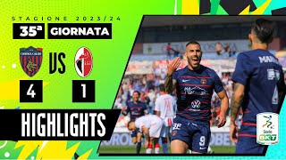 Cosenza vs Bari 41  Prestazione super dei Lupi al Marulla  HIGHLIGHTS SERIE BKT 2023  2024 [upl. by Inkster]