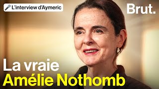 Loin de son personnage médiatique Amélie Nothomb se livre sur son quotidien et sa vision du monde [upl. by Forland]