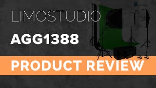 Limostudio Photo Video Studio Lighting Kit Review AGG1388 [upl. by Onitnelav514]