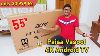 Full Paisa Vasool 55quot 4K TV for only 33999 Rs Dolby Vision ATMOS amp 60W Speakers 🤯🔥 [upl. by Walling135]