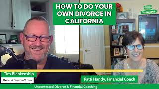 How To Do Your Own Divorce In California  Do It Yourself Divorce California  Uncontested Divorce [upl. by Anyrtak113]