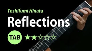 Reflections Toshifumi Hinata  Tab amp Lesson [upl. by Julienne]