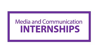 Media amp Communication Internships [upl. by Booze274]