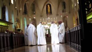 Offertory Abbey of SaintJoseph de Clairval in FlavignysurOzerain Olivetans [upl. by Adroj]