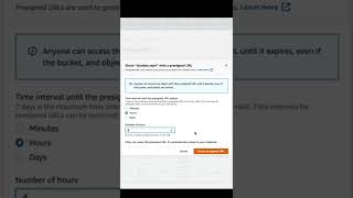 How to get a presigned url from Amazon S3 [upl. by Follmer]