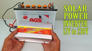 Suore Solar Power Inverter 3000W from 12V DC to 230V AC for Heavy load fridge Washing machine amp Pump [upl. by Eimaraj]