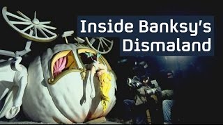 Inside Banksys Dismaland a dystopian theme park [upl. by Notnilk]