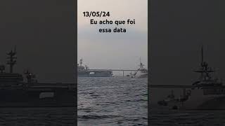 MARINHA DOS EUA NO BRASIL AVISOESSE VIDEO NÃO FOI TIRADO HOJE [upl. by Ninnahc61]