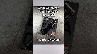 WD Black SN770 1TB PCIe Gen4 NVMe M2 shorts unboxing asmr westerndigital 2280 pcie4 ssd [upl. by Dnalram]