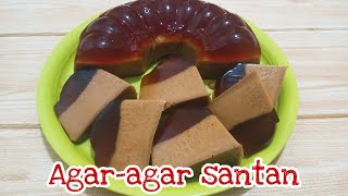 Cara Membuat Agaragar Santan Gula Merah [upl. by Lleynad]