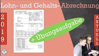 Lohn und Gehaltsabrechnung einfach berechnen  mit Übungsaufgabe [upl. by Rozelle242]