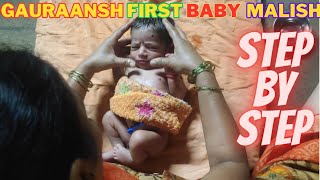 Newborn Baby Massage 2024 kaise kare  Newborn baby massage step by step Guide Indian Style [upl. by Otter]