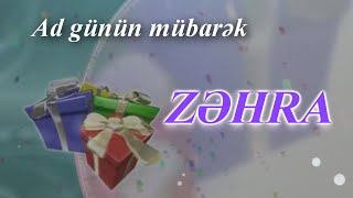 Zehra AD GUNUN MUBAREK [upl. by Naliorf693]