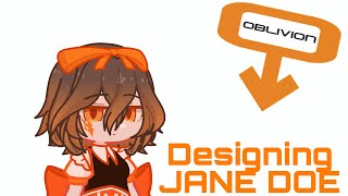 GL2 Designing JANE DOE in Gacha Life 2 [upl. by Aloibaf]