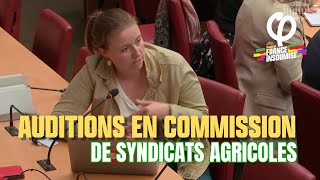 Auditions des syndicats agricoles  la colère ne désemplit pas [upl. by Ki950]