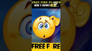 17 YEAR FREE FIRE PLAYER😱😱 WIN 10 CRORE🤑🤑  EARN 😳😳WITH FREE FIRE✅ shorts❤️freefireshorts [upl. by Araek741]