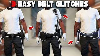 3 EASY BELT GLITCHES IN GTA 5 ONLINE [upl. by Icyaj634]