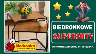 𝐁𝐈𝐄𝐃𝐑𝐎𝐍𝐊𝐀 🐞 Nowa Oferta od Poniedziałku 14102024  Biedronkowe Superhity [upl. by Gerger]