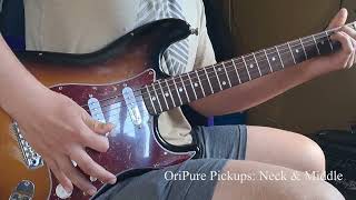 Squier Pickups Vs OriPure Pickups [upl. by Fregger]