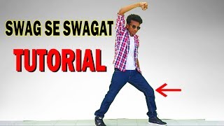 Swag Se Swagat Dance Tutorial  Nishant Nair [upl. by Ardnait]