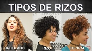 Tipos De Rizos  Fàcil de identificar [upl. by Reyam]