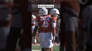 Arch Manning shows WHY he will be in the NFL texas ncaa giantsdraft mannings [upl. by Fanni]