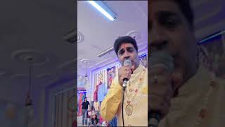 Radhika gori se biraj ki chori se  Live singing  krishan janmastmi bhajan  Dheeraj Chatrath [upl. by Nnov]