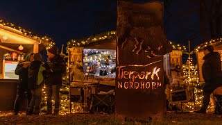 Familienweihnachtsmarkt im Tierpark Nordhorn [upl. by Bald]