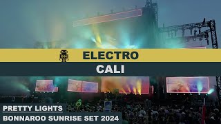 PrettyLights 09 ELECTRO CALI live 🤖 Remastered  384kbps  Bonnaroo Sunrise Set 2024  TN [upl. by Hyacintha]