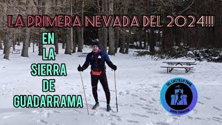 LA PRIMERA NEVADA DEL 2024 EN LA SIERRA DE GUADARRAMA nieve snow sierradeguadarrama [upl. by Luaped]