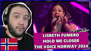 Lisbeth Fumero  Hold Me Closer Cornelia Jakobs 🇳🇴 The Voice Norway 2024  Utlendings Reaksjon [upl. by Hannahs]