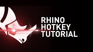 5 Hotkeys that Supercharged my Rhino workflow 💪 [upl. by Elawalo]