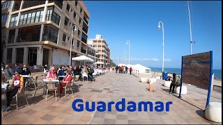 Guardamar del Segura Saturday Afternoon Walking Tour to the Promenade amp Beach Costa Blanca Spain 🇪🇸 [upl. by Anyzratak]