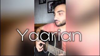 Yaarian  Guitar Cover  Taimoor Ali [upl. by Glennon]