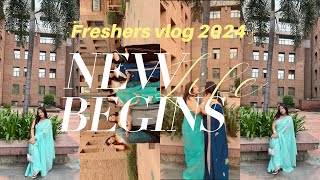 VLOG  Freshers vlog 2024 uni vlog Bollywood themed department freshers [upl. by Fidelia453]