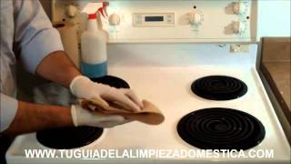 Empleadas Domesticas y Servicio Domestico Como Hacer una Limpieza de una ESTUFA vídeo  3 FINAL [upl. by Drucy]