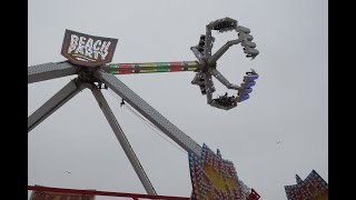 quotBeach Partyquot Afterburner  Pat Evans On Ride POV Coney Beach Porthcawl Fair 2019 [upl. by Nierman117]