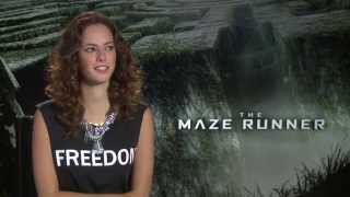 The Maze Runner  Kaya Scodelario interview  Empire Magazine [upl. by Etirugram]