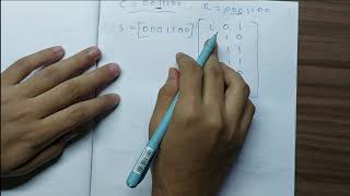 LowDensity Parity Check LDPC  Example Problem  BTech  Computer Networks Subject [upl. by Anilorak]