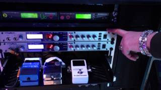 HELLOWEEN Sascha Gerstner taking you on a guitar rig tour [upl. by Aihselef]