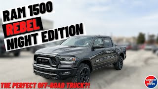 2023 RAM 1500 REBEL NIGHT EDITION  InDepth Review  The Perfect OffRoad Truck [upl. by Zenda]