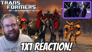 Transformers Prime 1x1 quotDarkness Rising Part 1quot REACTION [upl. by Aney]