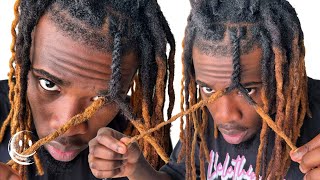 How to 2 Strand Twist amp Retwist Dreads YOURSELF cheap quick amp easy [upl. by Lancelle]