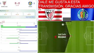 Athletic Bilbao vs Getafe live broadcast 🔴 with detailed visual and text effects 2024 [upl. by Einnad]