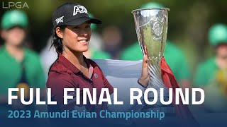 Full Final Round  2023 Amundi Evian Championship [upl. by Gilbertine377]