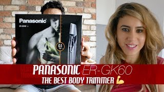 Panasonic ERGK60 Review  Best Body amp Intimates Trimmer for Men [upl. by Sonny]