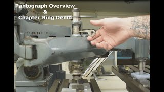 Pantograph Demonstration  Machining a Watch Dial Chapter Ring [upl. by Repmek]