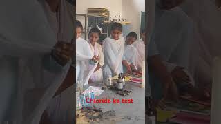 Test of chloride [upl. by Winthrop]