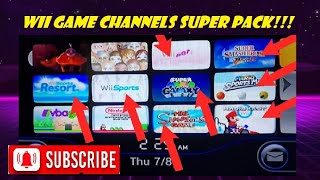 Wii Game Wad Channels Super Pack No Games Included [upl. by Ahseihs]